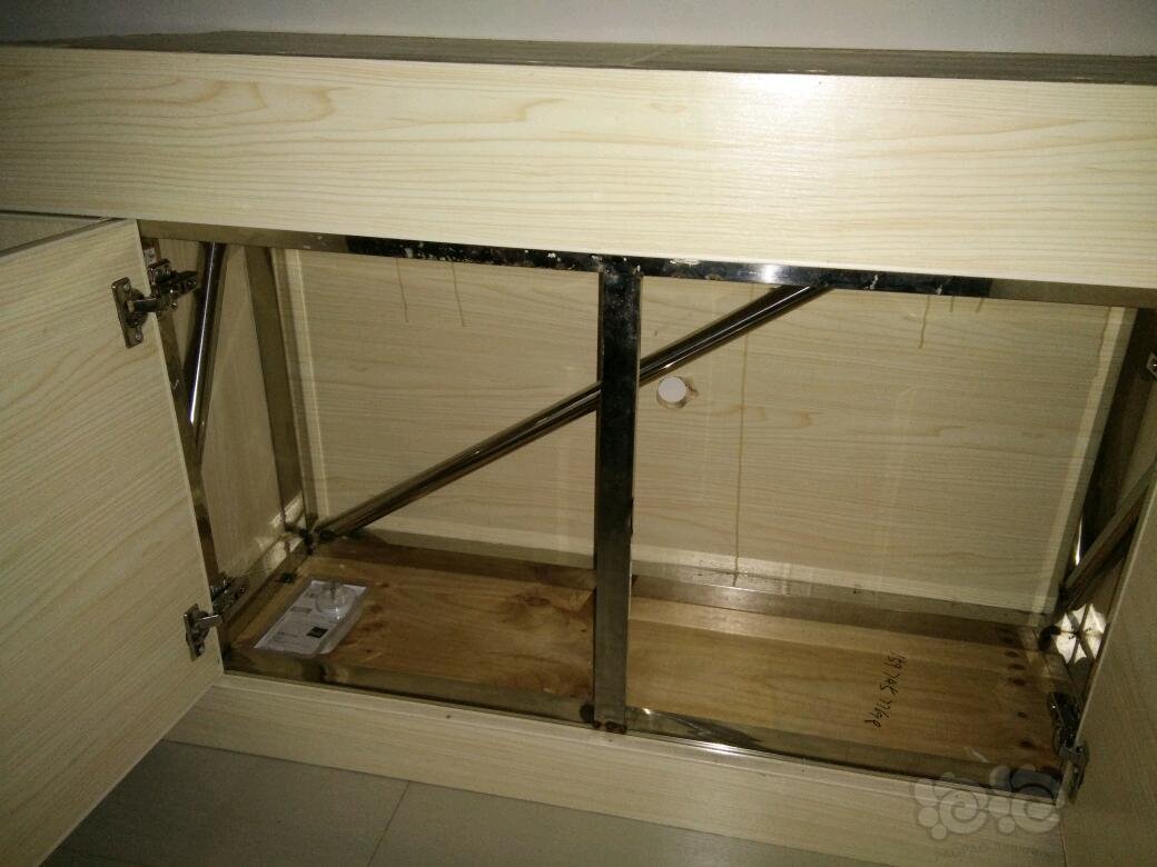 dly鱼缸1米2x45底柜不锈钢骨架