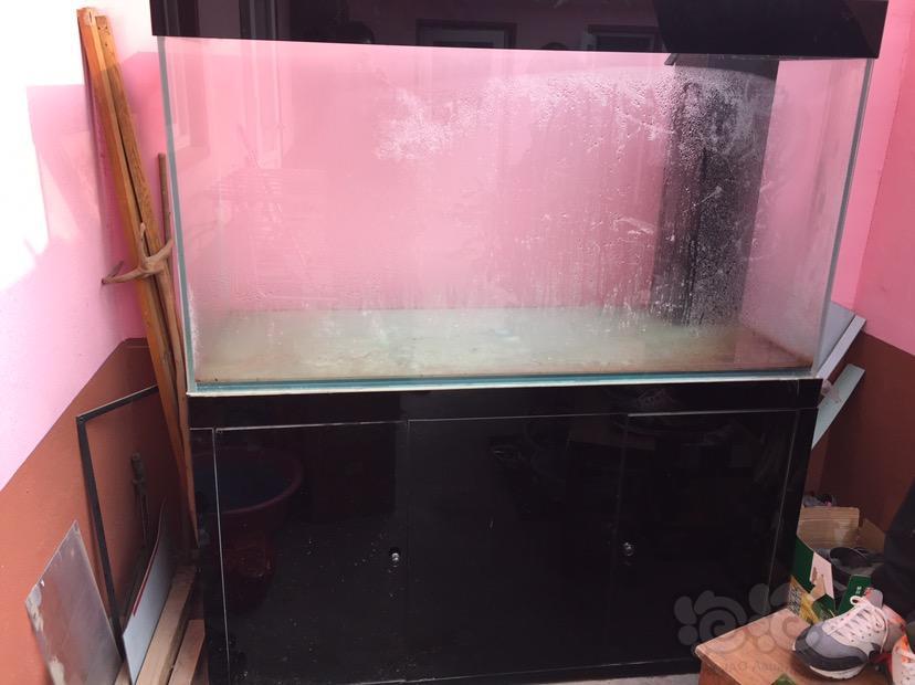 这个鱼缸缸底两层玻璃最下面一层裂了