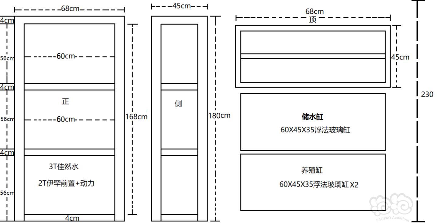 虾组缸货架这样设计可以吗？以及管件和开孔问题-图1