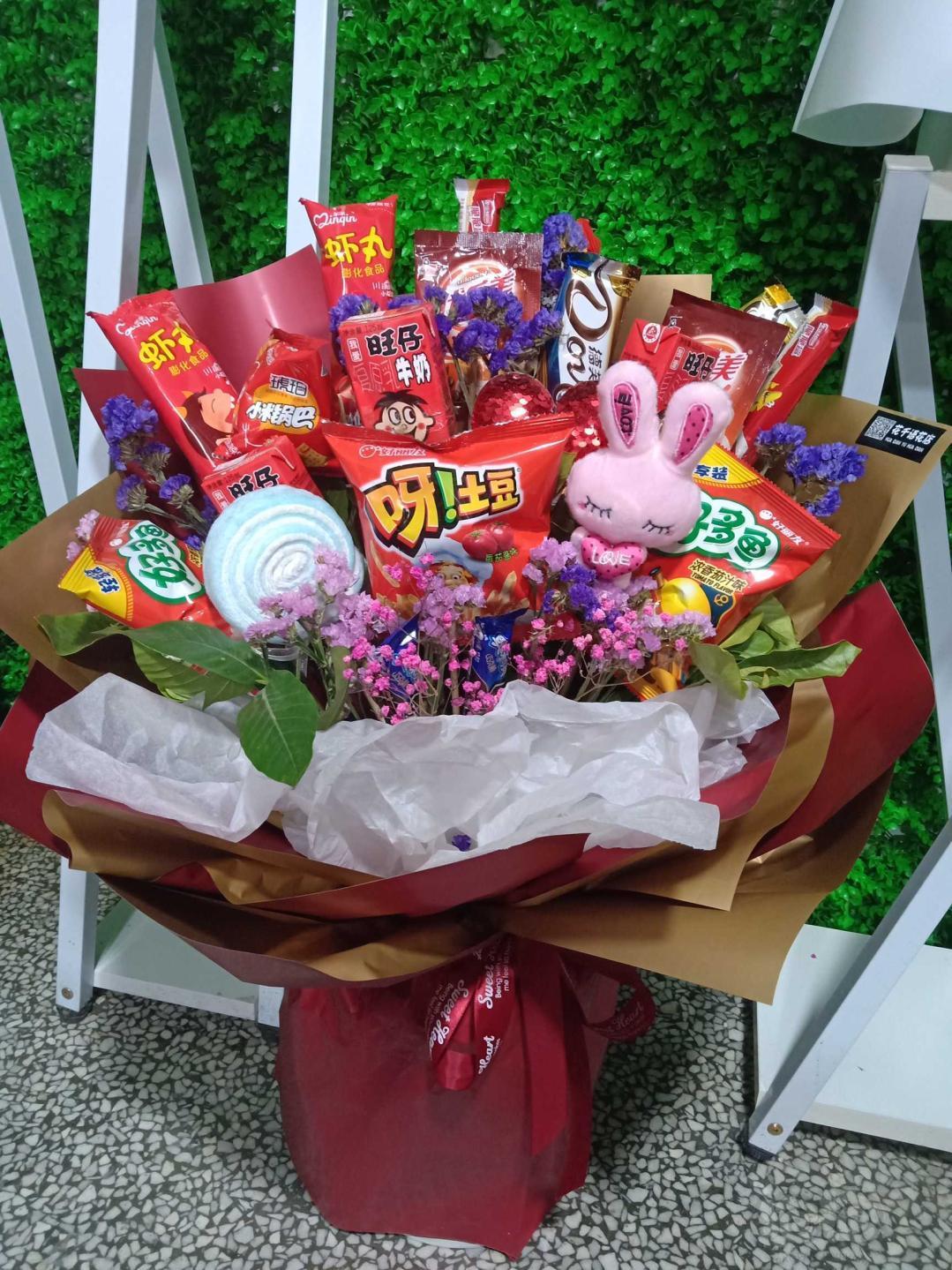 零食花束走起