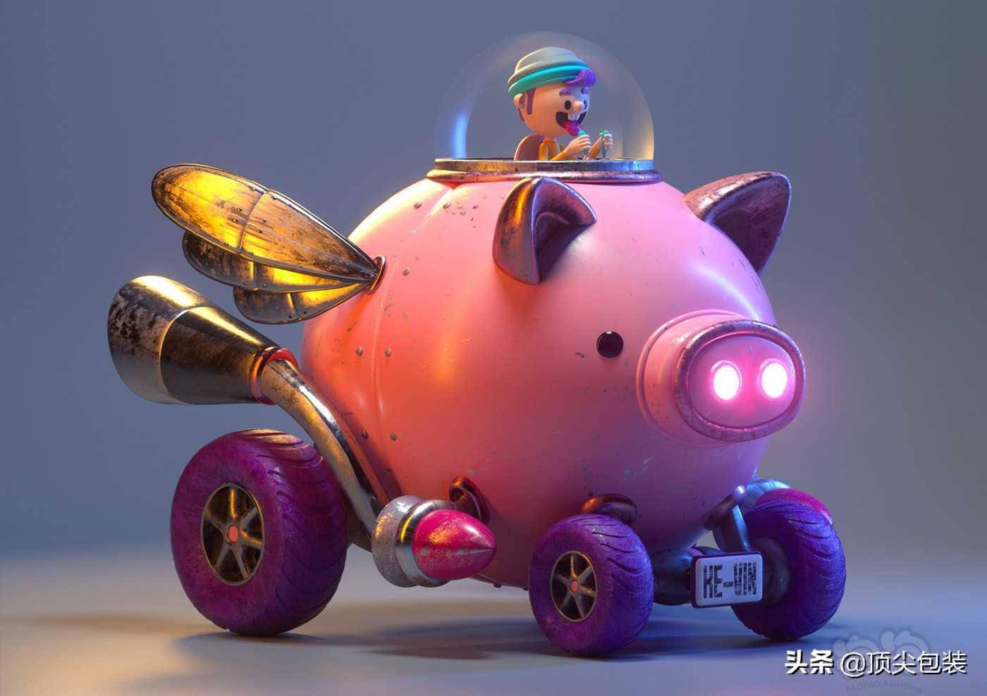 欣赏|墨西哥设计师vago 3d角色插画作品#手绘插画