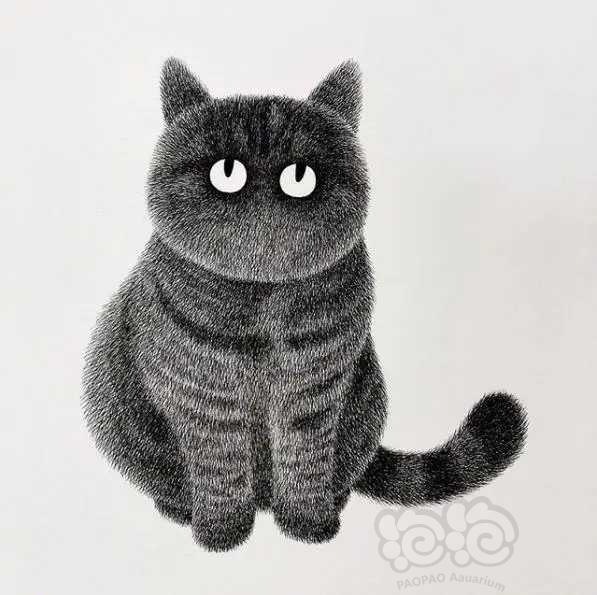 可爱的猫咪插画
插画师:Kamwei Fong-图2