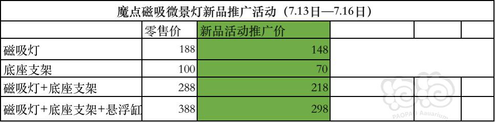 【活动】魔点磁吸微景灯新品推广活动价（时间7.13-7.16）-图1