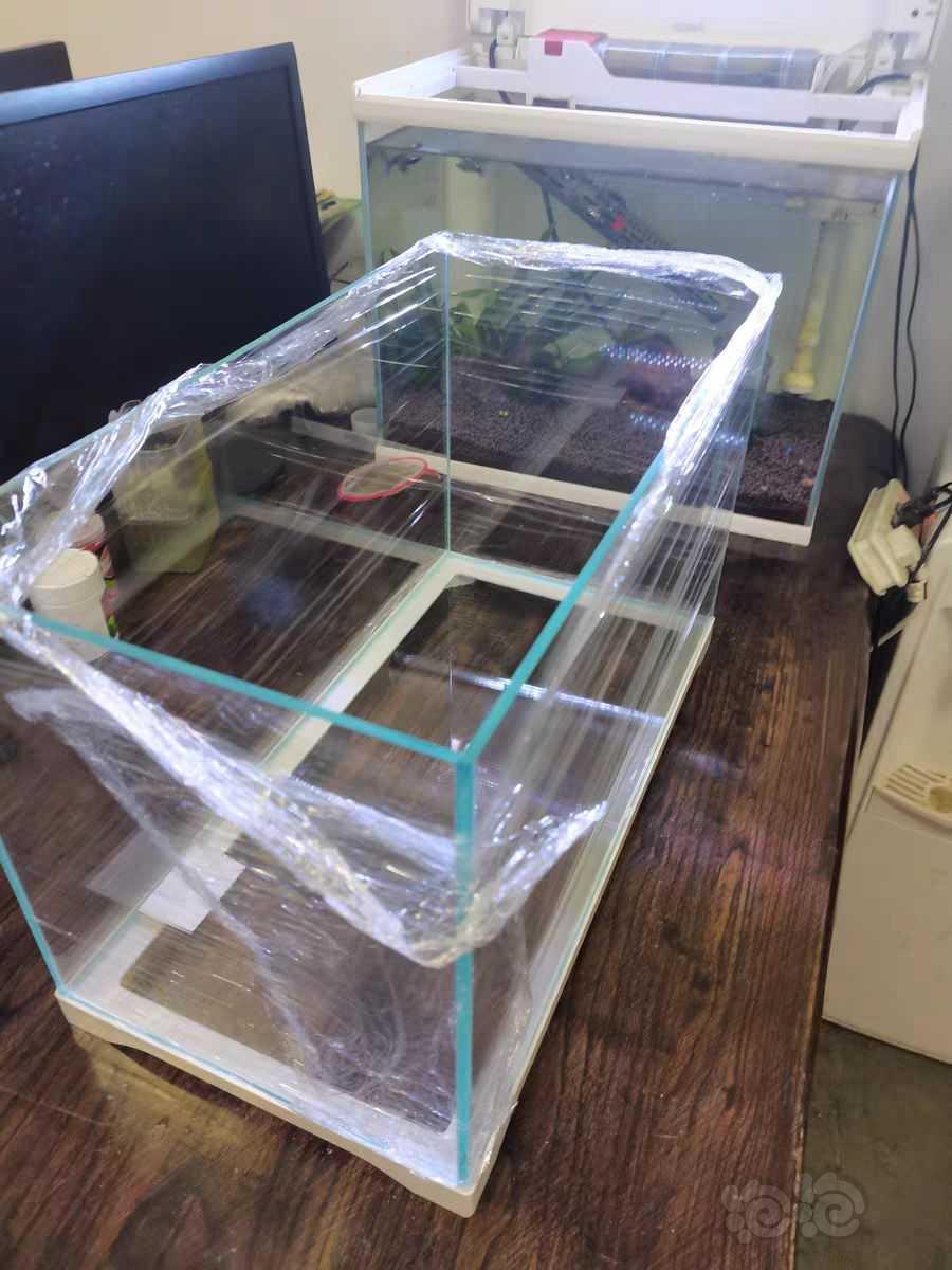 森森金鱼缸小型水族箱超白玻璃客厅生态水草缸乌龟缸裸缸造景草缸-图1