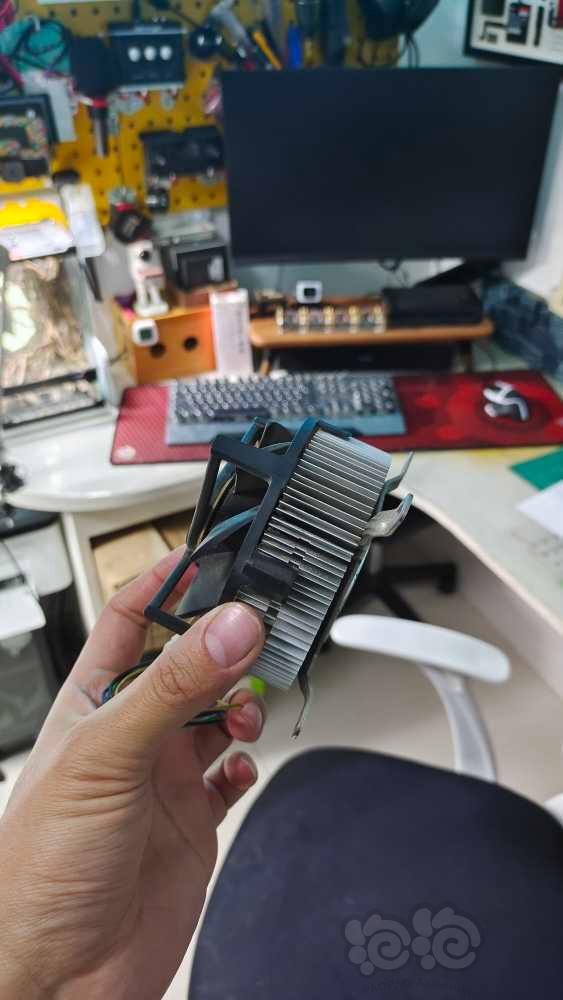 我发现废电脑的cpu散热器可用于筒灯的铝基板散热-图2