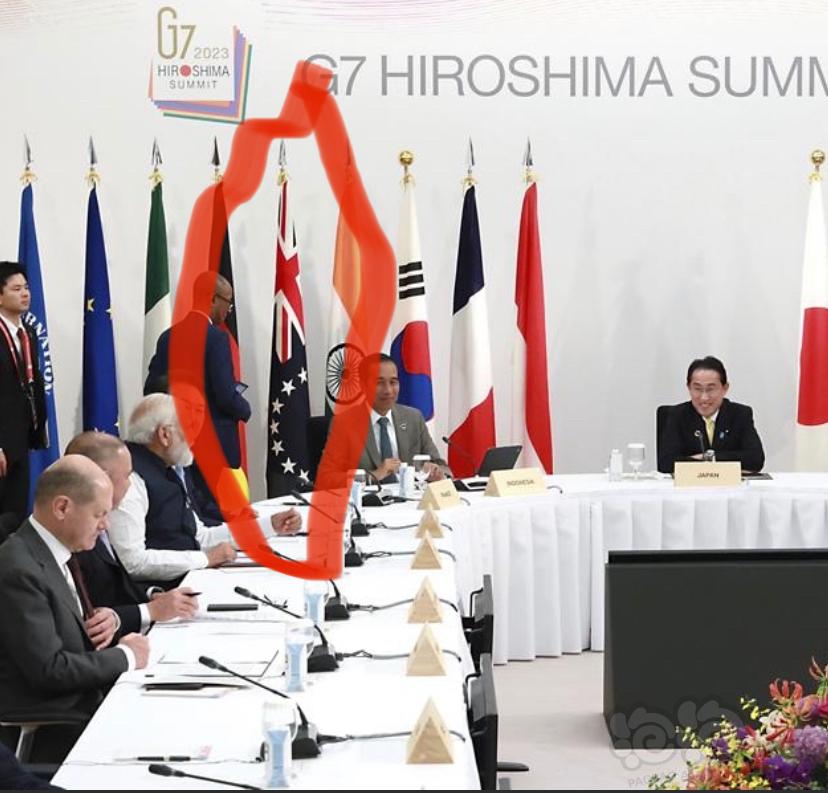 G7上的一面米字旗谁认识-图1